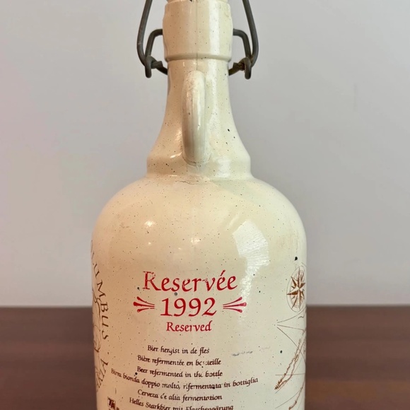 Columbus Santa Maria Edition 1992 Beer Bottle Swing Stopper Belgium 9" - Picture 3 of 9